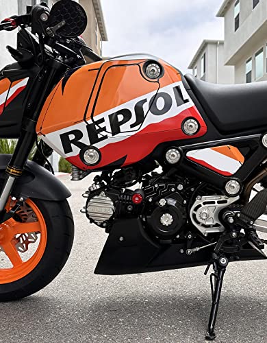 Kemimoto Frame Sliders Compatible With Grom 2022 2023 2024 Crash Protection For 2022+ Grom Not Cut Frame Sliders Kit With Black Slider Caps #TOP6