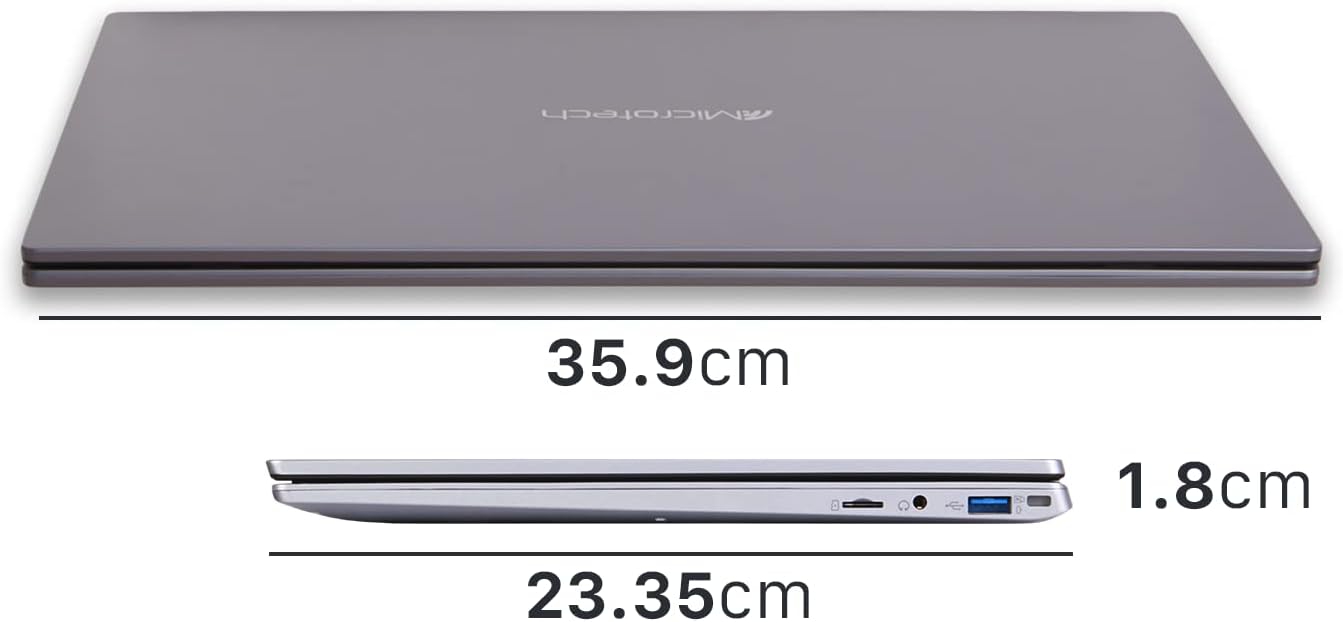 MICROTECH CoreBook CB15A PC Portatile, Windows 11 Home, Intel i5-1035G1, RAM 16 GB, SSD 512 GB, Intel UHD, Display 15.6 FHD, Tastieriera Retroilluminata, Copritastiera Multilingua Inclusa, Grigio MICROTECH CoreBook CB15A PC Portatile, Windows 11 Home, Intel i5-1035G1, RAM 16 GB, SSD 512 GB, Intel UHD, Display 15.6 FHD, Tastieriera Retroilluminata, Copritastiera Multilingua Inclusa, Grigio