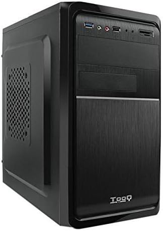 Tooq TQC-4735U3C-B – Mini Tower Box, Micro-ATX (500 W) Black