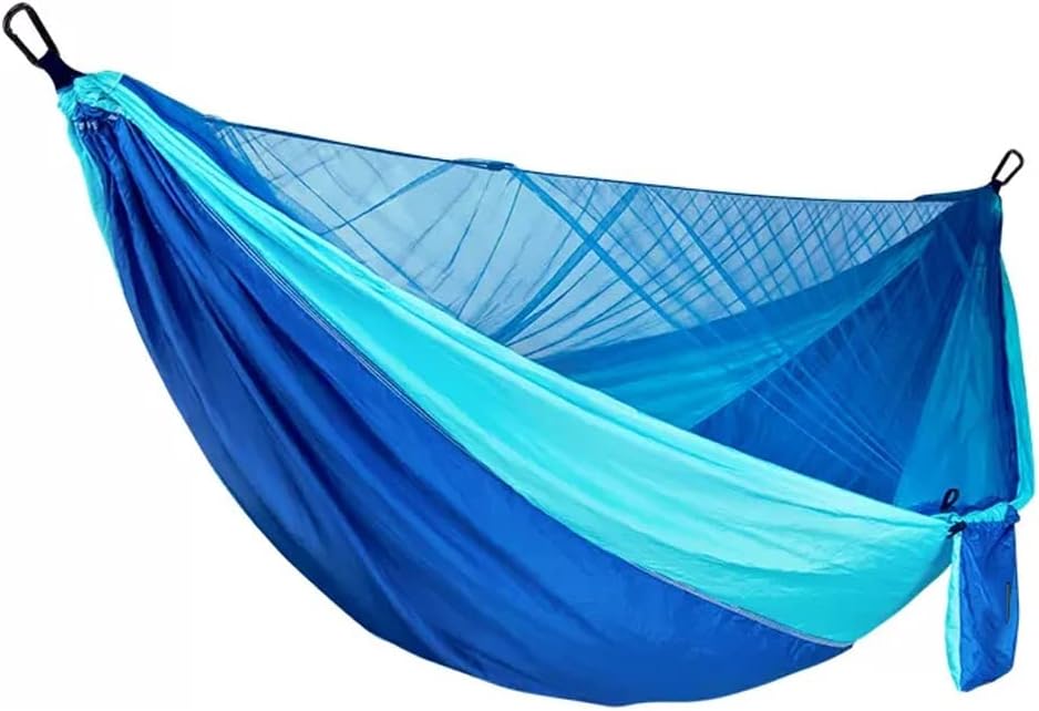 Outdoor Hammock Anti-Rollover Travel Camping Portable Hammock Hanging Chair Outdoor Portable Camping Travel Equipment (Color : Military Green, Size : 290 * 135cm)