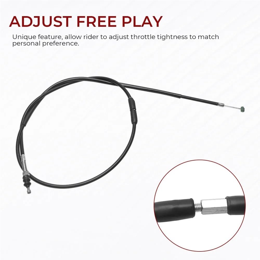 Cable de embrague alambre acero para accesorios motocicleta Para VN900 LT 2006-2018