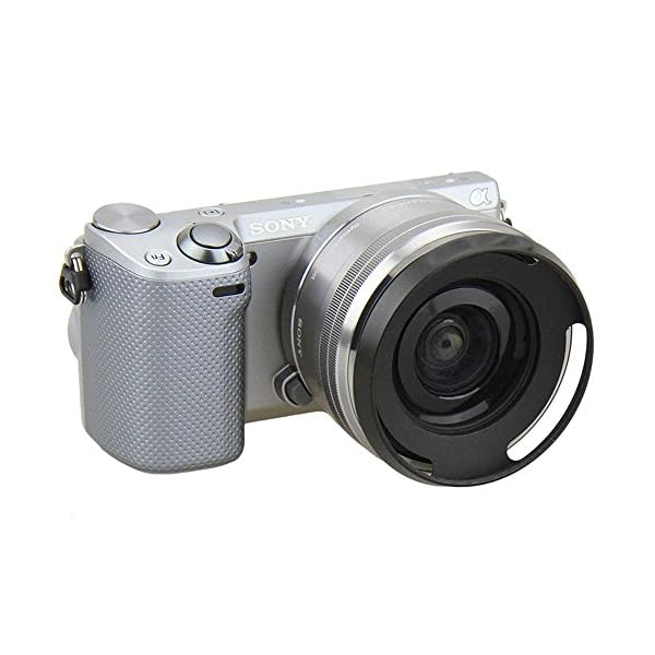 Gegenlichtblende aus Metall, 40,5 mm, für Sony Alpha A6500 A6300 A6000 A5100 mit 16-50 mm f/3.5-5.6 OSS Objektiv… – Bild 7