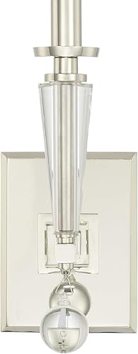 Miniatura 4 de Paxton - 1 lámpara de níquel  Aplique de pared para lectura, accesorios de galería, decoración, casa de campo, luz de porche delantero, luz de