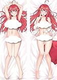 Itsuki Nakano Pillow Naked Body Pillow Nude Waifu Anime Dakimakura Sexy Girl The Quintessential Quintuplets (160,Peach Skin)