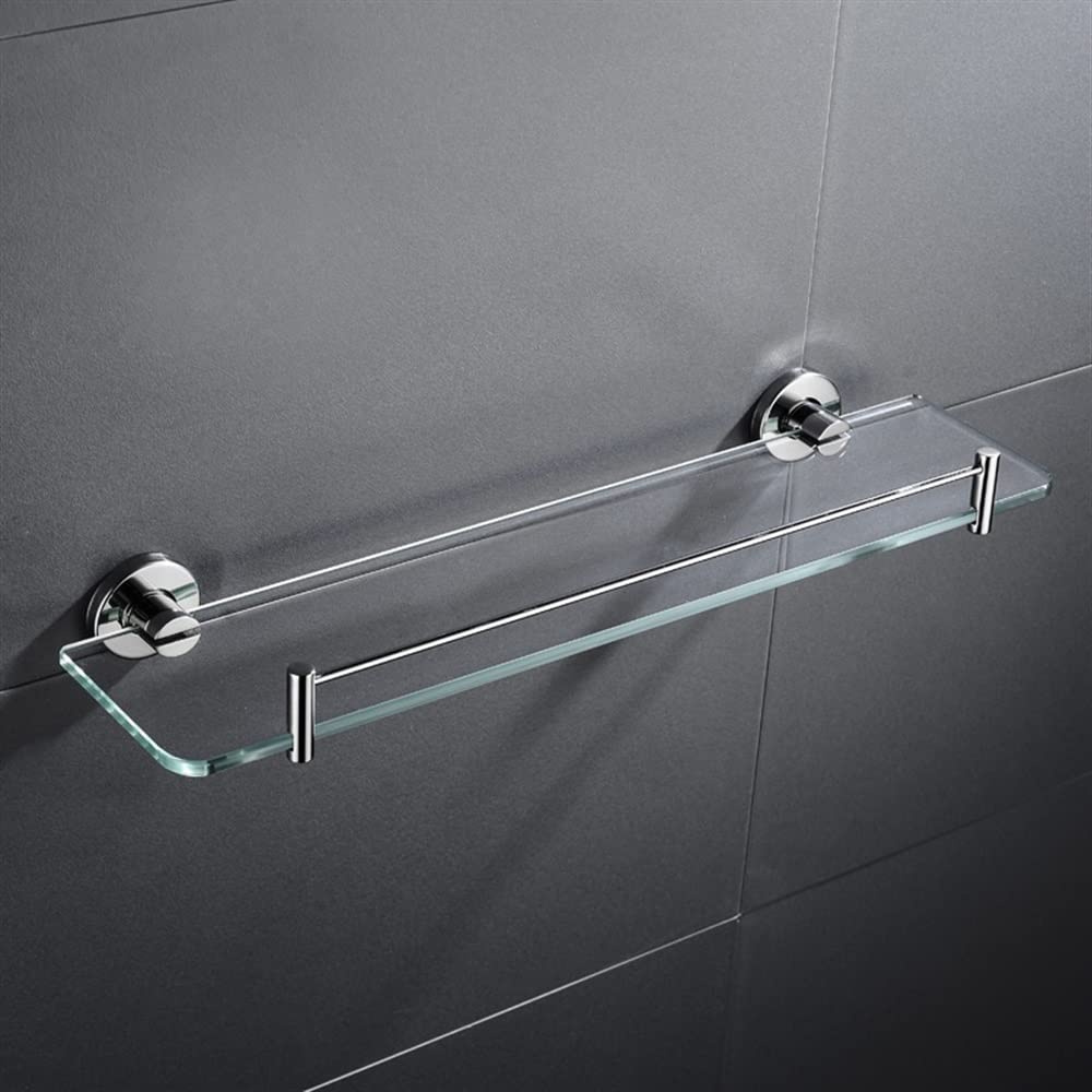 Scaffali da Bagno squisiti Porta mensole per Doccia da Bagno in Vetro da Bagno, Scaffale cosmetico per Doccia in Vetro Stile Moderno a Strato Singolo (Color : 4 PCS)