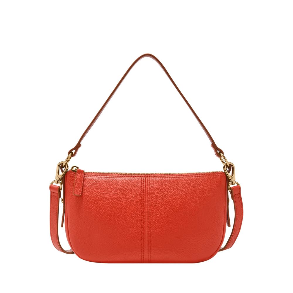 FOSSIL Jolie Red Leather Crossbody bag for Women