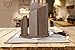 Dalstrong Magnetic Knife Block - Holds 12 Piece - 'Dragon Spire' - Premium Double-Sided Walnut Block Holder and Stand - Display Stand - Professional Kitchen Set - Cooking Set