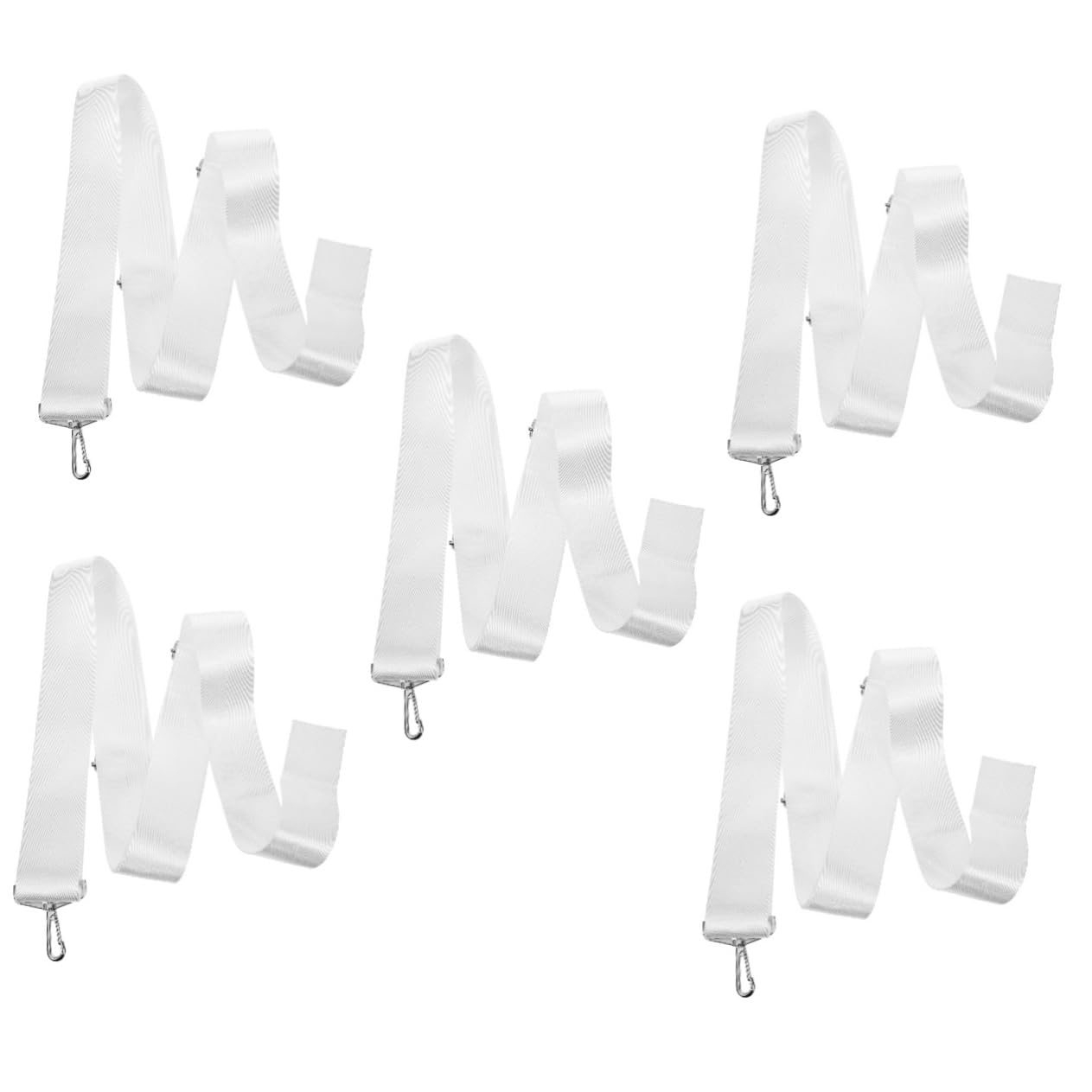 Toyvian Tennisnetz-mittelzone Drinnen Gericht Tragbares Tennisnetz Einstellbar Handhaben Höhe Tennisnetzzubehör Praktischer Tennisnetzgurt Tennisnetzseil Weiß Nylon