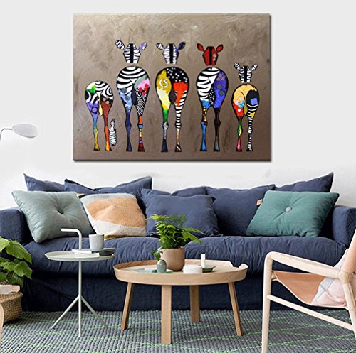 La pittura a olio moderna della pittura di tela di...