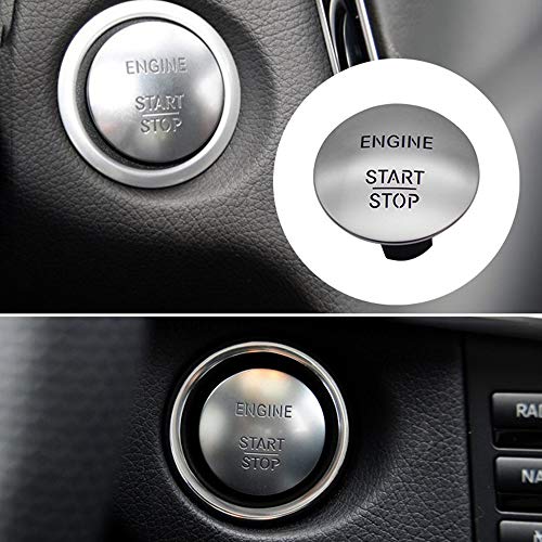 Yorten Keyless Go Start Stop Push Button Chave de ignição do motor 2215450714 Compatível com Benz W1