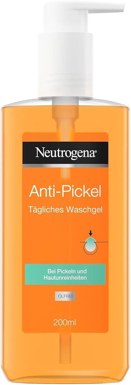 Anti-Spot Facial Cleansing Daily Wash Gel with Salicylic Acid for Blemished Skin Oil-Free 200 ml