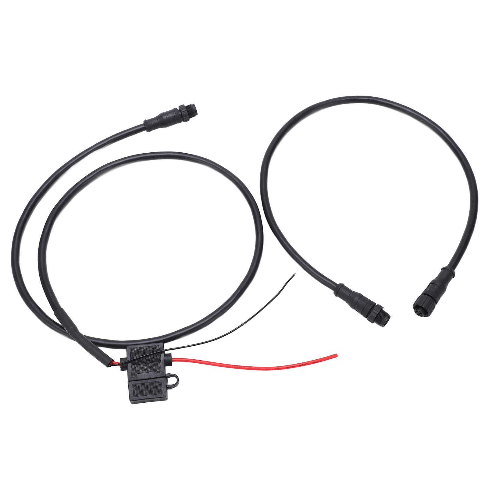 Tbest Für NMEA 2000 Starter Kit, ABS Marine für NMEA 2000 Starter Kit Stromkabel mit Sicherung Männlich Weiblich Abschlusswiderstand T-Anschluss IP67 Wasserdicht für Lowrance-Netzwerke