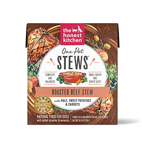 10 Best Dehydrated Beef Dog Food of 2022 15 The Honest Kitchen One Pot Stew Wet Dog Food - Roasted Beef Stew (Pack of 6)