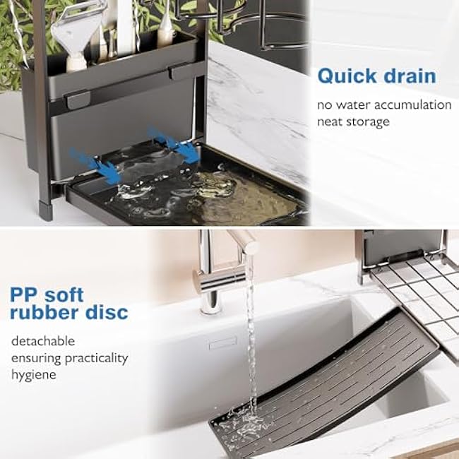 Tumbler Organizer Cup Holder Water Bottle Storage Rack for Kitchen Cabinet or Counter Top