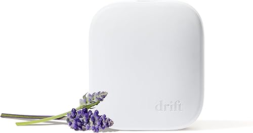 Drift Kit de iniciación de difusor de aroma para el hogar, lavanda silvestre, difusor ajustable y de larga duración, ingredientes limpios, seguro