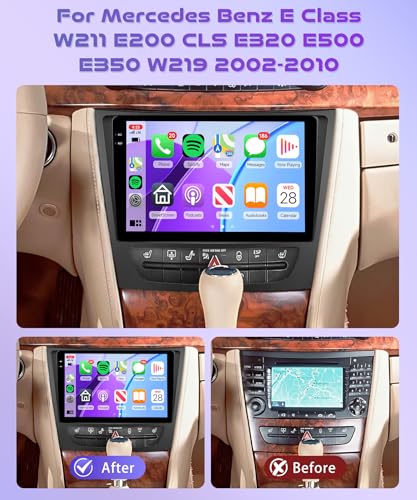 Autoradio Mercedes W211 écran figé ? Commandez ce GPS Android 15 9 pouces - 7