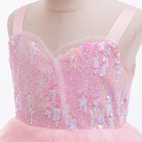 Disfraz Glinda para Niñas con Varita y Corona miniatura 7