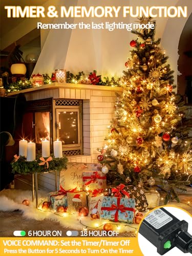 BOSSERN 200-LED Christmas Tree Lights 9.99- 22.99 w/ Code + 50% Off Code RFH653G4 - image 4