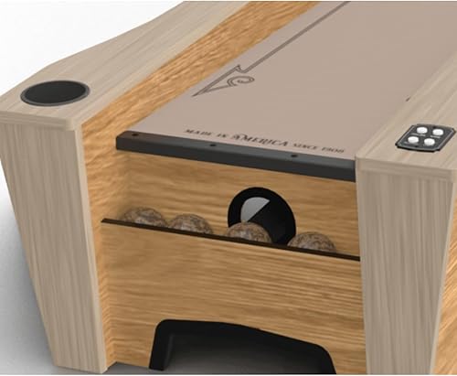 Miniatura 4 de Skee-Ball Juego de máquina de mesa arcade para sala de recreación en el sótano del hogar, diversión clásica nostálgica premium y nostálgica de rollo