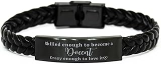 Mugart Docent Bracelet Gifts, Skilled Enough to Become a Docent Crazy Enough to Love it, Docent Student Graduation, Sarcasm Gifts for Friend Docent Birthday Idea