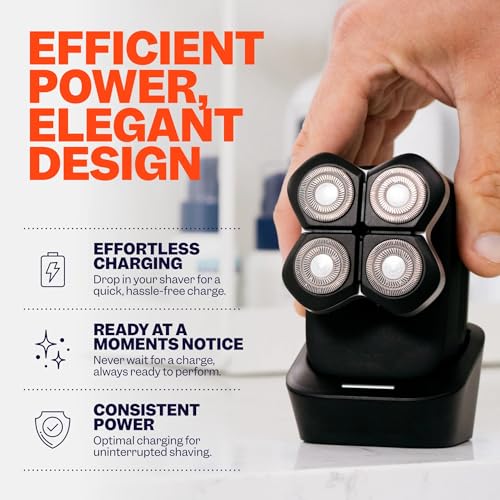 Station de charge rasoir Freebird FlexSeries support compact câble USB avec voyant LED intégré