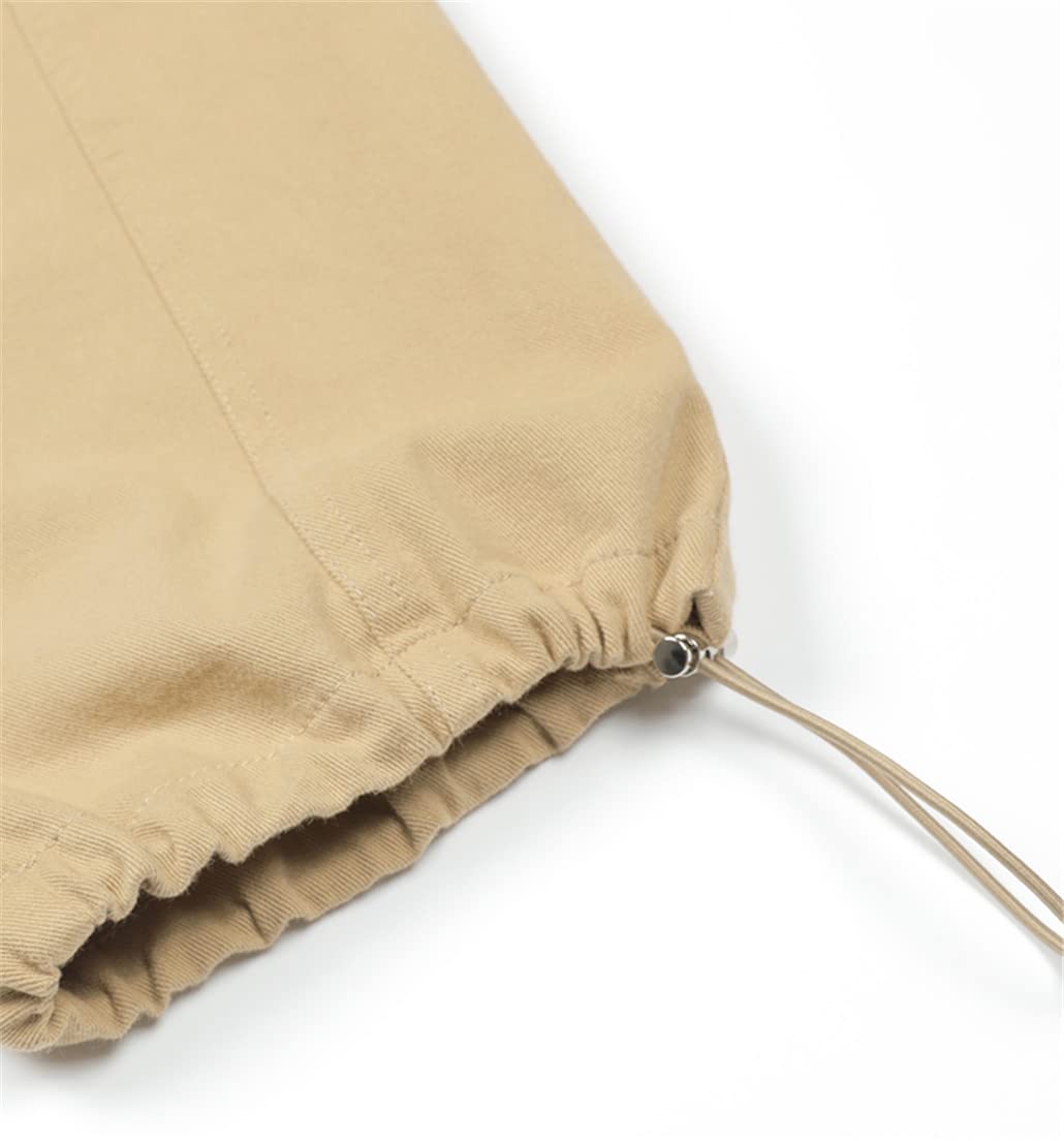 keusyoi Pantaloni della tuta dritti da uomo di primavera estate Streetwear Pantaloni larghi da jogging larghi in cotone Pantaloni casual da uomo Pantaloni larghi