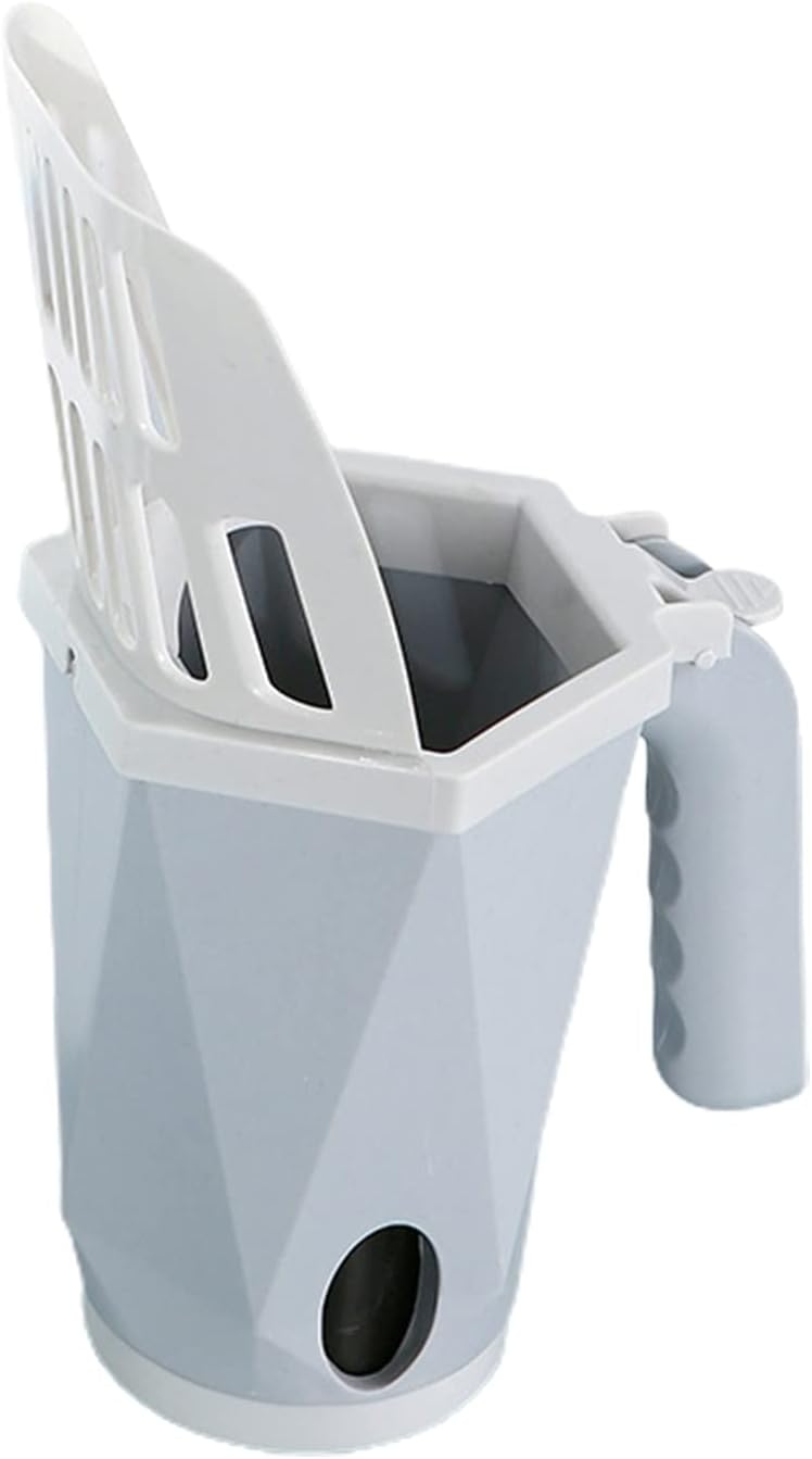 leasote Cat Litter Shovel with Dust Bin,Large Capacity Cat