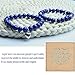 GDLKPYHS Healing Bracelets for Women - Lapis Lazuli Bracelet - Healing Prayers Crystal Bracelet, 8mm Natural Stone Stress Relief Yoga Beads Get Well Soon Gifts