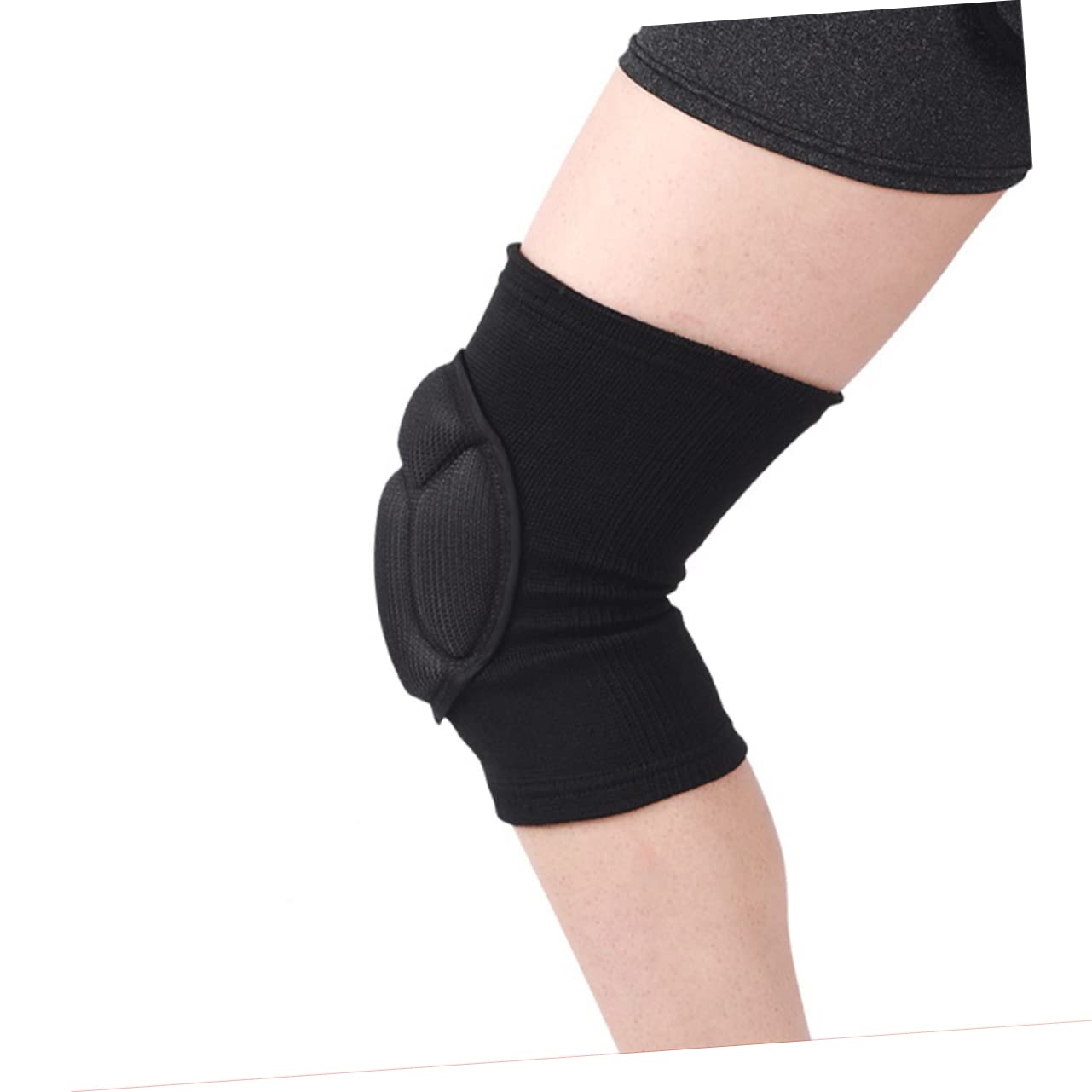 Kisangel Durable Black/platinum Volleyball Pads Sleeves for Running Basketball Cycling and More