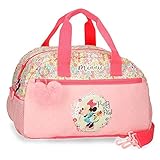 Disney Florals, Equipaje Bolsa De Mensajero Niñas, Rosa (Pink), Única