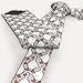 WILL BUDXEG White Black Gooses Mens Novelty Necktie Ties Funny Neckties Fashion Neck Ties