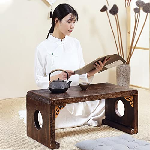 Table basse de chambre compacte marron pour optimiser les petits espaces - 5