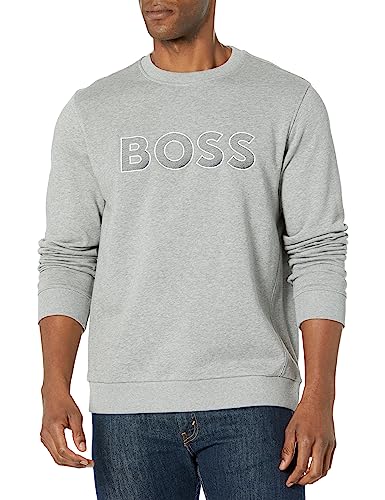 BOSS Men's Contrasting Logo Crewneck Sweatshirt