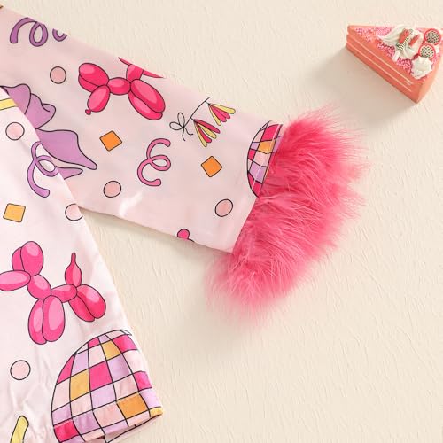 Toddler Girl Birthday Satin Silk Pajamas Button Down 2 Piece Pajama Set Little Kids Girls Pjs Nightgown4