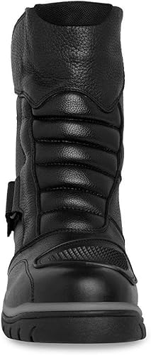 Miniatura 5 de WORKLAND 77418 Motorcycle Boots Men - Leather Boots with Protections - Motorcycle Shoes for Men - Rubber Sole Slip Resistant and Reflective
