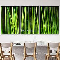 3 Piece Framed Canvas Wall Art Abstract Industrial Modern Art Multicolor Patterns Canvas Prints Home Artwork Decoration for Living Room,Bedroom - 16