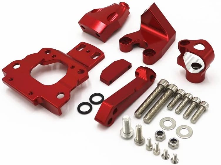 Suitable for Kawasaki Z650 Motorcycle Handlebar Accessories Damper Modification Bracket Size(Red)