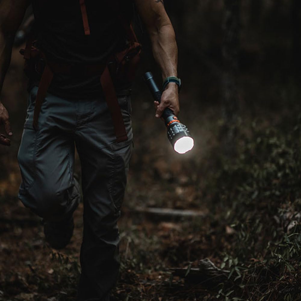 NEBO Davinci 18000 - Wiederaufladbare Taschenlampe - Taschenlampe mit COB LED - Extrem Hell - Wanderausstattung & Camping Zubehör - 18000 Lumen