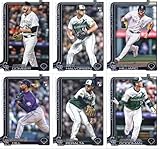 2025 Topps Series 2 Colorado Team Set of 13 Cards: Ryan McMahon(#360), Angel Chivilli(#370), Nolan Jones(#403), Kris Bryant(#405), Kyle Freeland(#407), Ryan Feltner(#444), Hunter Goodman(#467), Colorado Rockies(#486), Luis Peralta(#526), Jaden Hill(#556), Seth Halvorsen(#597), Sam Hilliard(#627), Austin Gomber(#640) - Sportscard Superstore