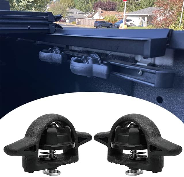 Zicobox Anclajes de amarre de pared lateral de caja de camioneta para Jeep Gladiator, Toyota Tacoma Tundra 2005-2021, accesorios de camiones (2)