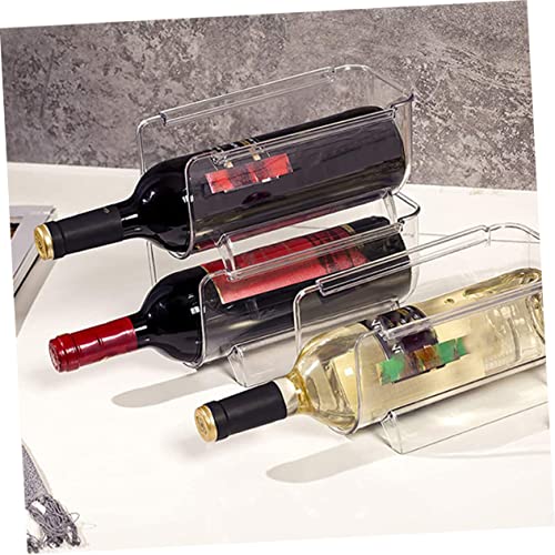 Soporte pequeño para botellas de vino 4 piezas miniatura 2