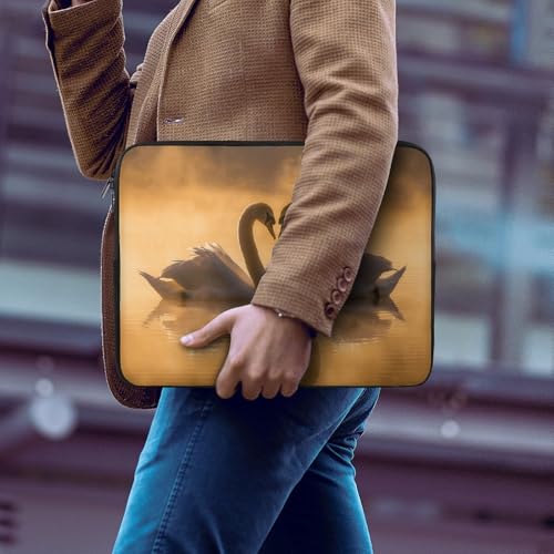 Funda para portátil de 25.4 cm con estampado romántico y protección acolchada ligera 5