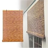 Tapparelle In Reed Naturale, Giunco ​​intrecciato A Mano, Tenda A Rullo In Bambù Interno Ed Esterno For Finestre, Porta Del Patio, Balcone, Divisorio