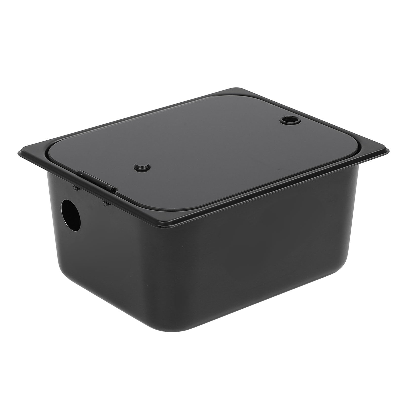 Lavabo de cocina con tapa de vidrio templado que ahorra espacio en autocaravana y furgoneta