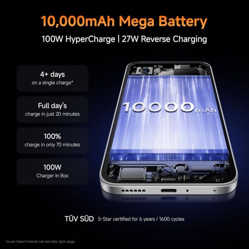 Image of Redmi Note 17 Pro Max 5G (Secret Sunrise, 8GB RAM, 256GB ROM) | 10000mAh Battery + 100W HyperCharge | 6.83 inch 120Hz 12-bit TrueColour AMOLED | No. 1 Care Plan | SD 6 Gen 5 | 50MP OIS Camera | IP69K