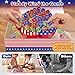 Junall Wobble Balance Marble Game for Kids – 80 Colorful Marbles, Dice, Chessboard, Turntable,Challenge Cards, Fun Family Board Game for Parties, Gifts for Kids Ages 6-12+