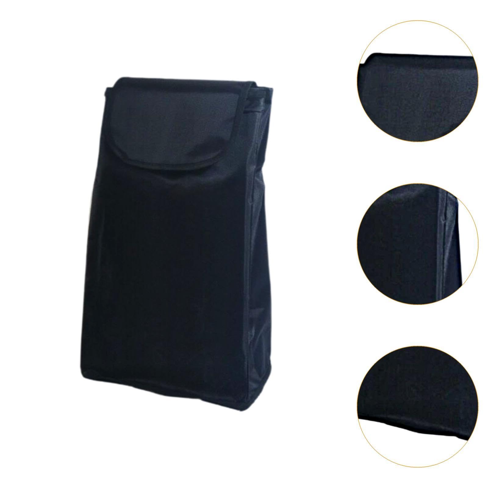 Oshhni Borsa del carrello della spesa Oxford tessuto Oxford Pulisci Utilità pieghevole Rinominabile borsa da mano impermeabile per carrelli da drogheria per