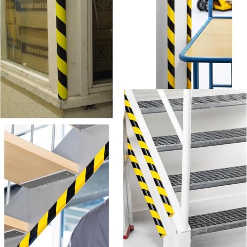 Protection d'angle haute visibilité pour sécurité garage et maison