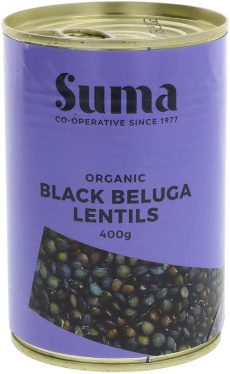 Suma | Black Beluga Lentils - organic | 12 x 400g