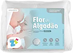 Protetor de colchão Flor de Algodão impermeável para berço em matelassê - 70x130 - Fibrasca, BRANCO